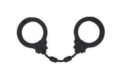 Силиконовые наручники Party Hard Suppression Balck 1167-01lola
