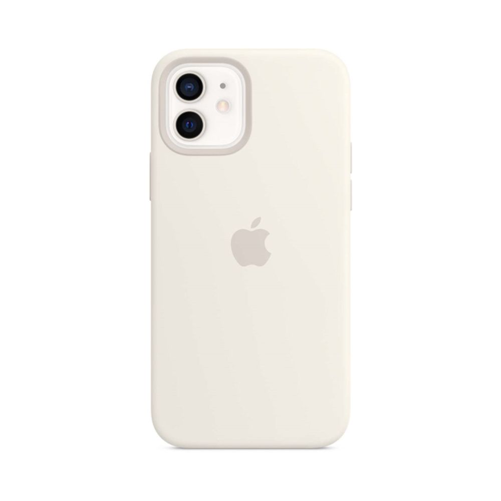 Чехол для iPhone Apple iPhone 12/12 Pro Silicone Case White