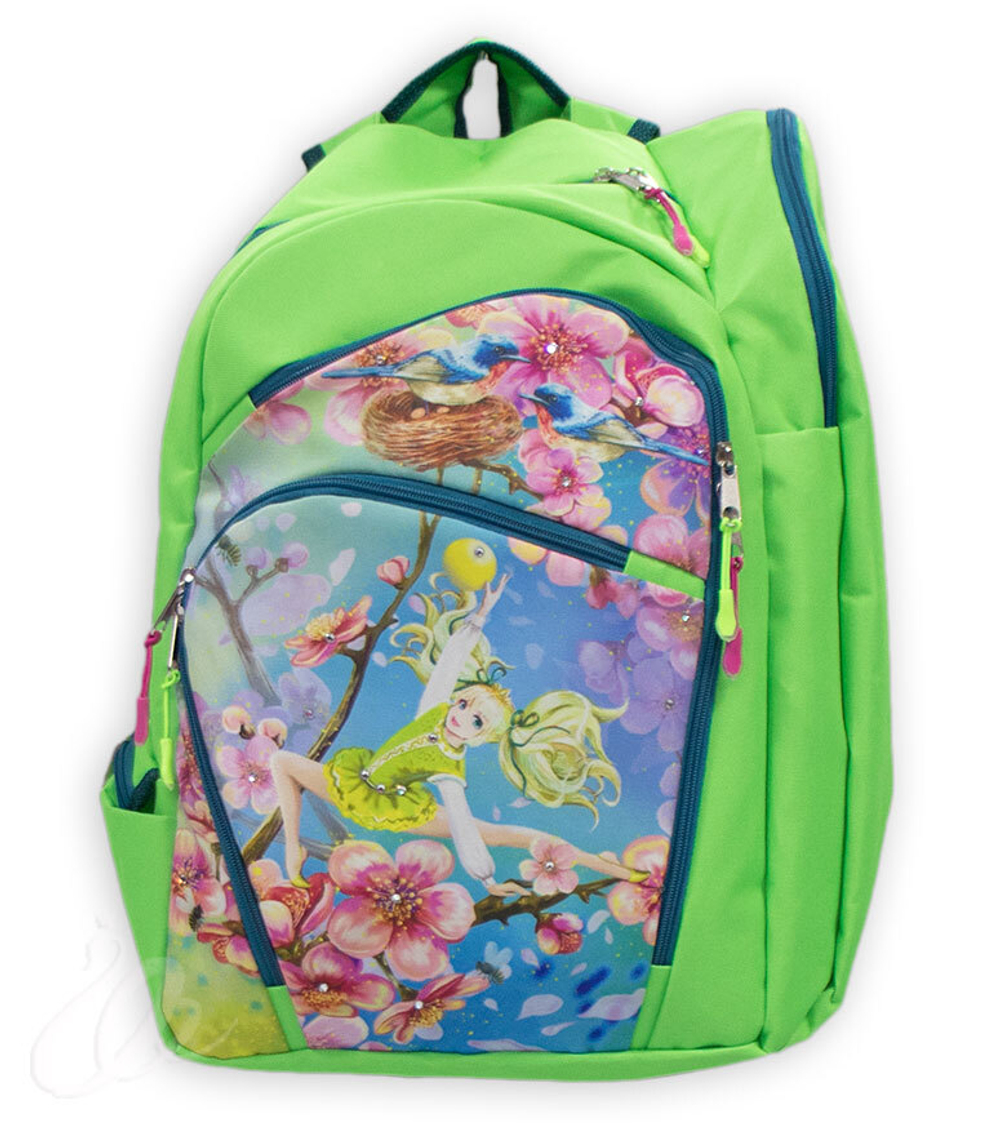 Сакура Салатовый/бирюзовый