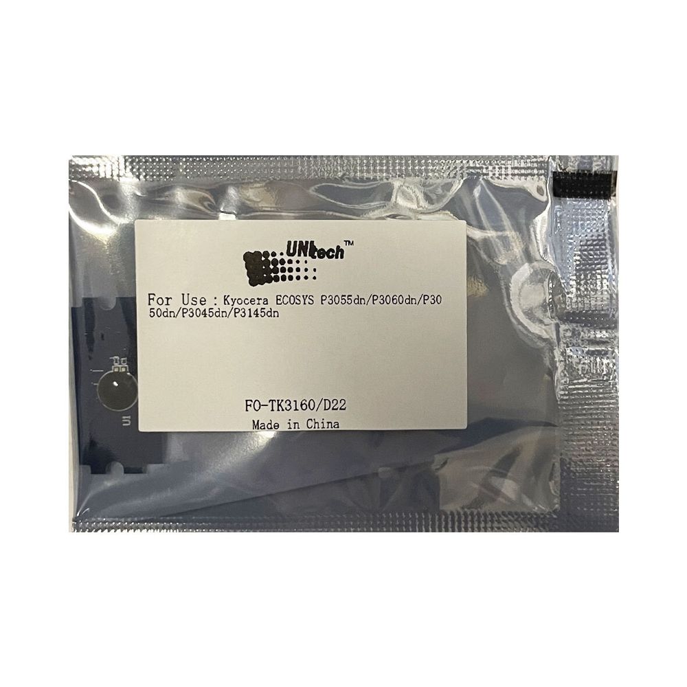 Чип к-жа (TK-3160 JUMBO) Kyocera ECOSYS P3045DN/P3050DN/P3055DN/P3060DN (22K) UNItech(Apex)