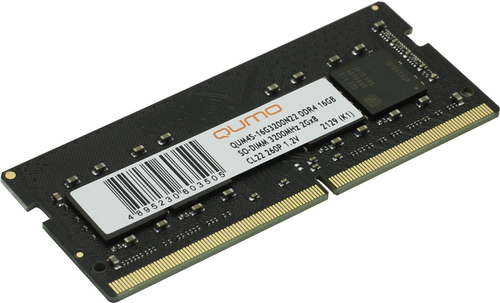 QUMO <QUM4S-16G3200N22> DDR4 SODIMM 16Gb <PC4-25600> CL22  (for  NoteBook)