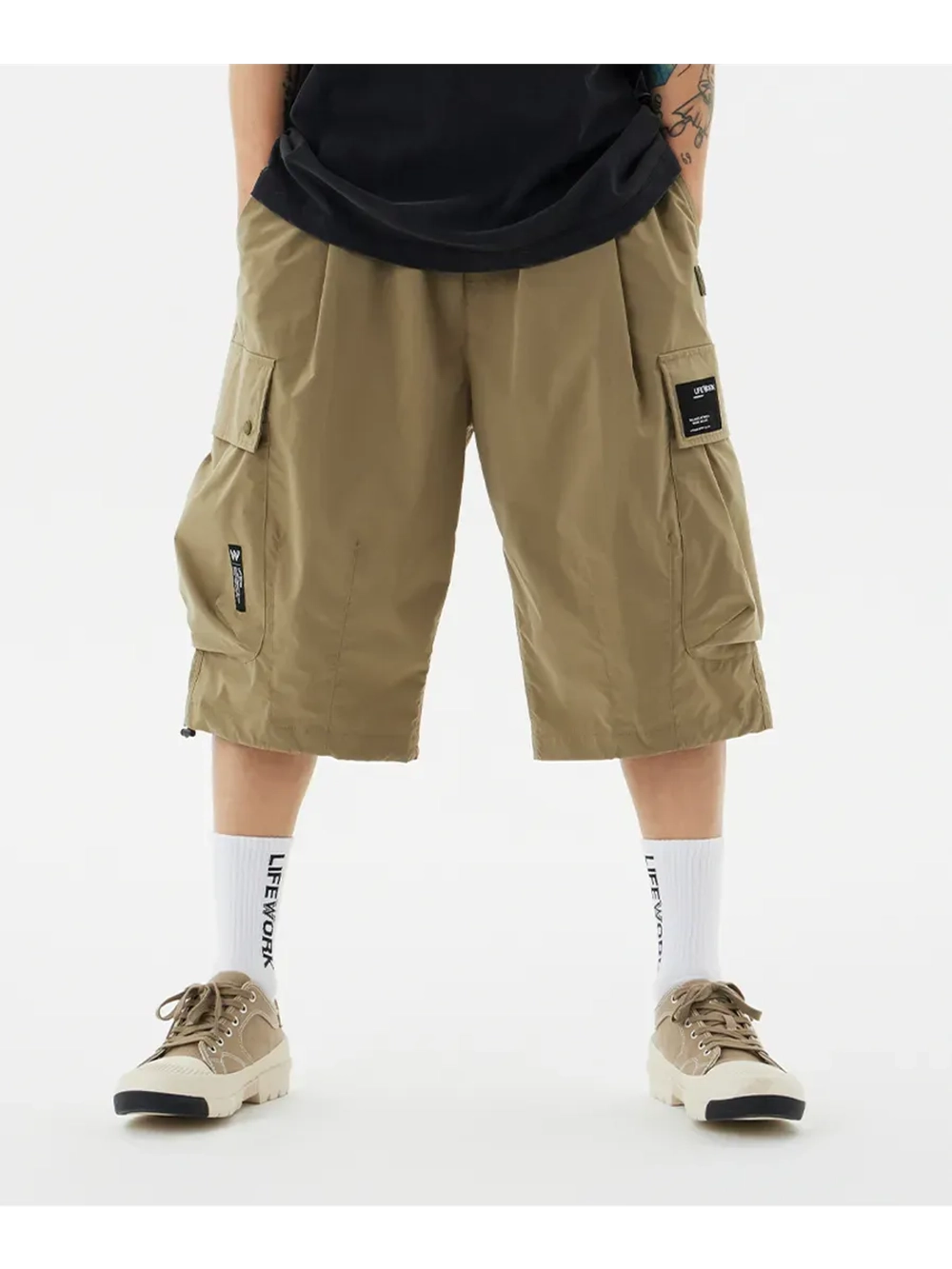 Шорты бермуды карго с карманами