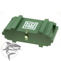 Деревянный ящик в военном стиле