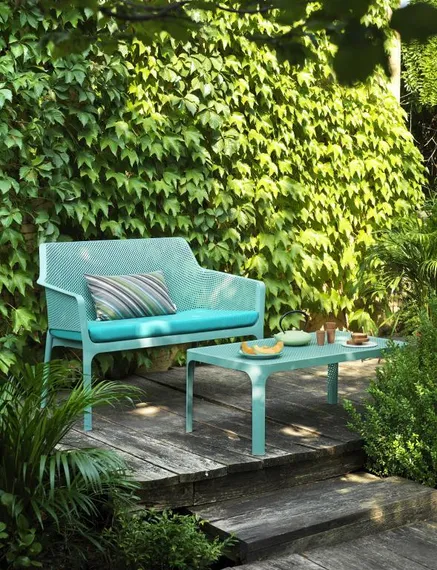 Журнальный столик Net Table 100х40 см мятный