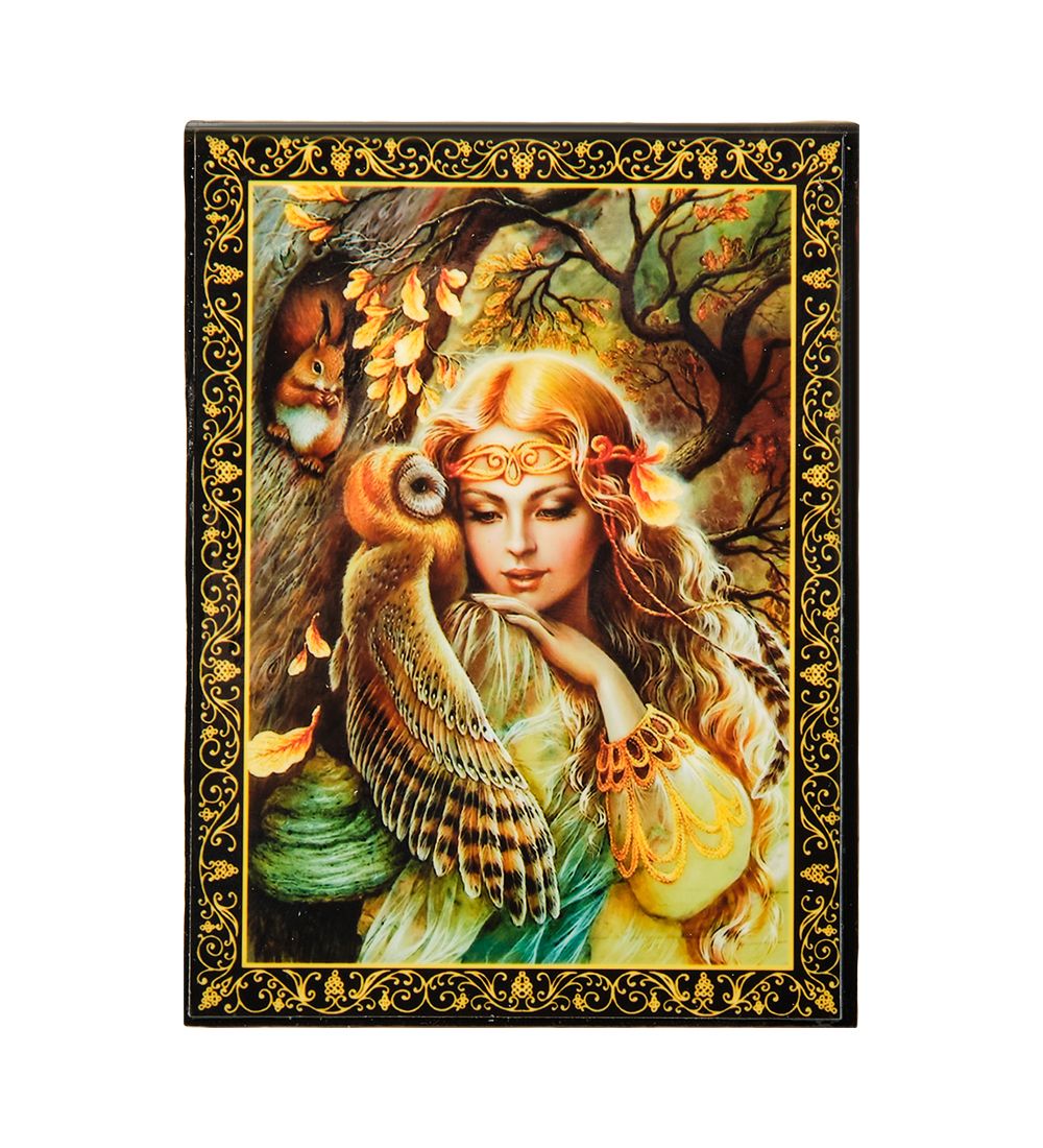 ШК-11/ 2-T Шкатулка в технике декупаж (8х10х4)