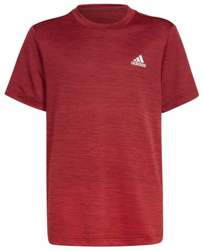 Футболка для мальчика теннисная Adidas B A.R. Grad Tee - red/red/white