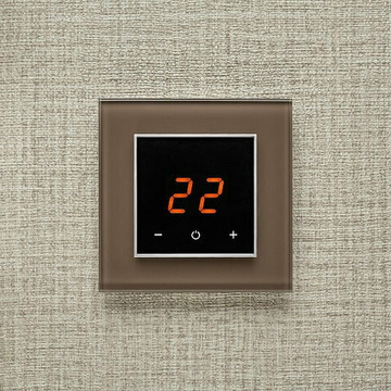 Терморегулятор ORTO 7013 BROWN NATURAL (квадрат в квадрате)