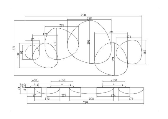 Настенный светодиодный светильник Maytoni Jack-stone MOD314WL-L13N3K