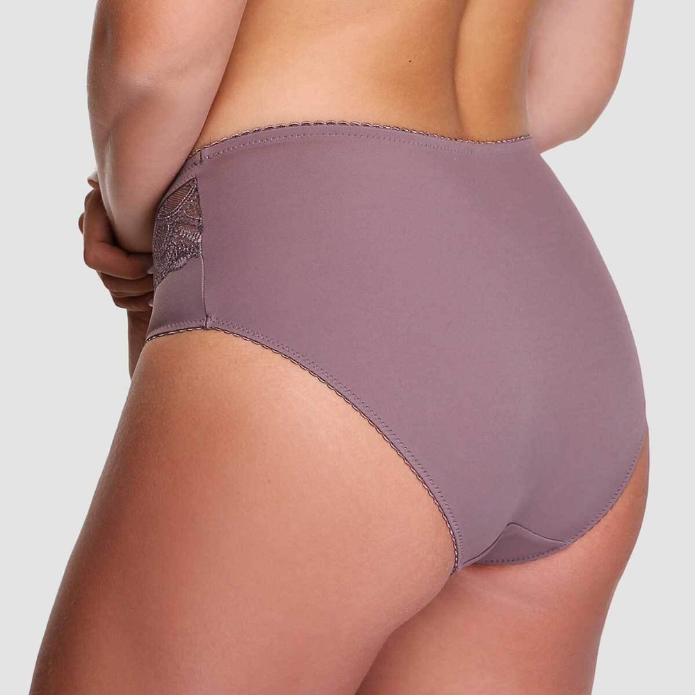 Классические трусики-слипы из эластичного полотна (Размер: 50) (Цвет: кофейный)