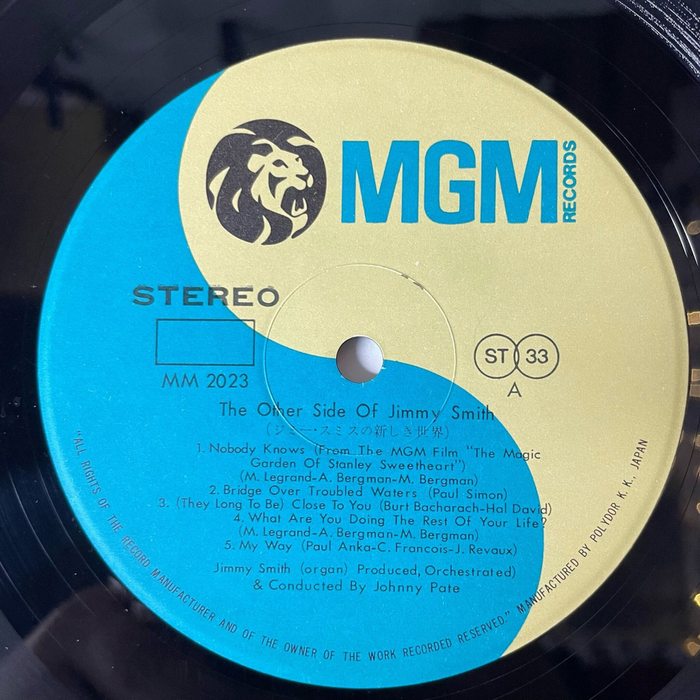 Винтажная виниловая пластинка LP Jimmy Smith, The Other Side Of Jimmy Smith (Japan 1971) (No Obi)