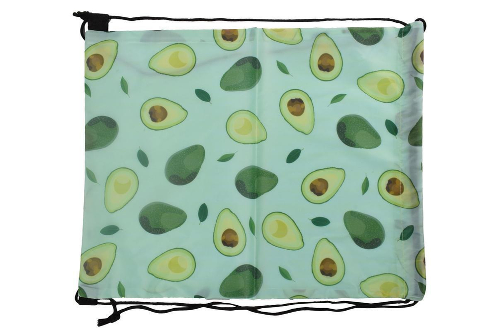 Мешок для обуви 33*40 см, для девочек "Avocado", 4 вида микс