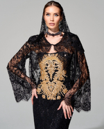 Кардиган с капюшоном "Маргарита"