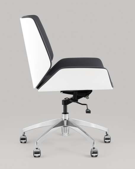 Кресло офисное Crown серо-голубое