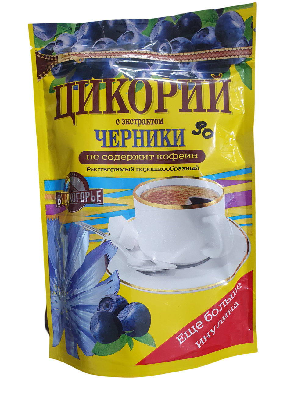Цикорий растворимый порошкообразный с экстрактом Черники "Страна Высокогорье"