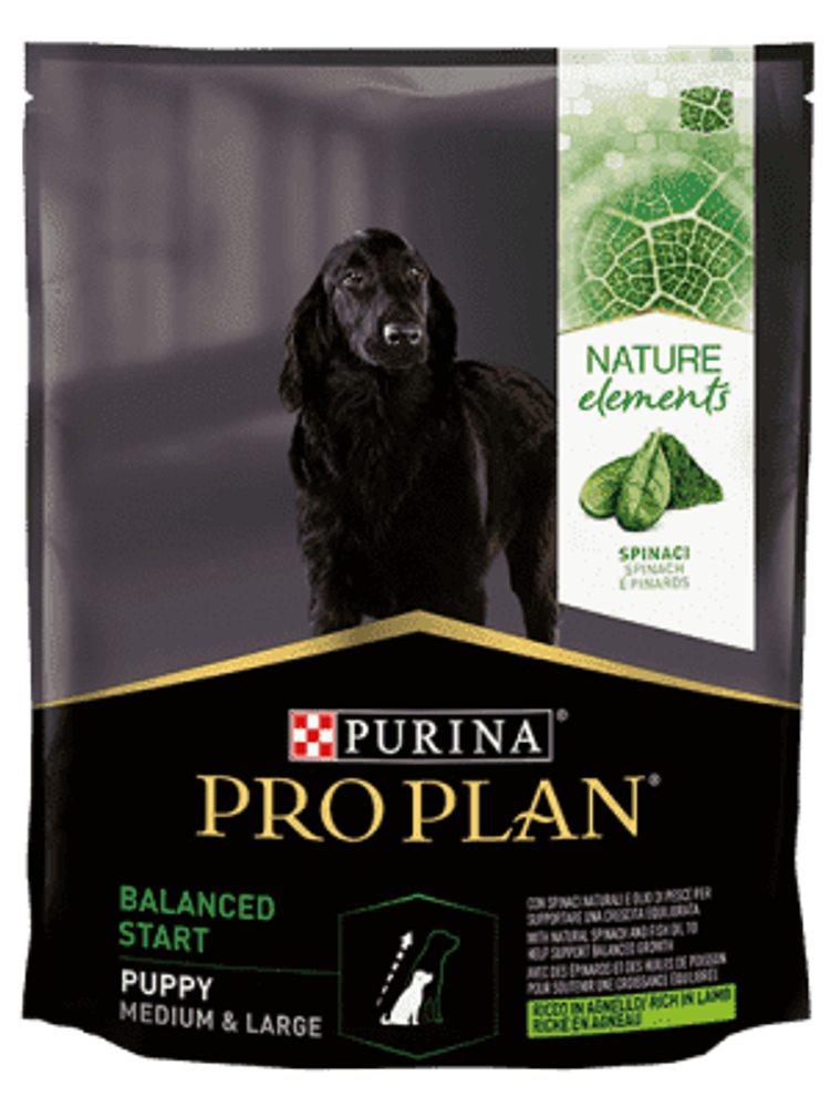 Pro Plan NATUR EL 10кг корм для щенков сред. и круп. пород с Ягненком (12383299)