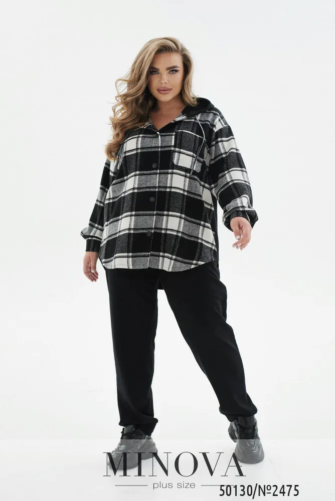 Костюм 2475-черный Minova