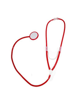 Стетоскоп красный (Цвет: красный)