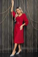 Платье Аглая (красное) П12041 LT Collection (Акция)