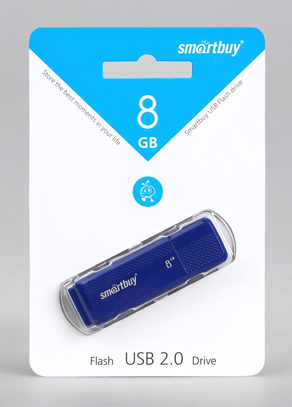 Флеш-накопитель 8 Gb Smartbuy Dock Blue