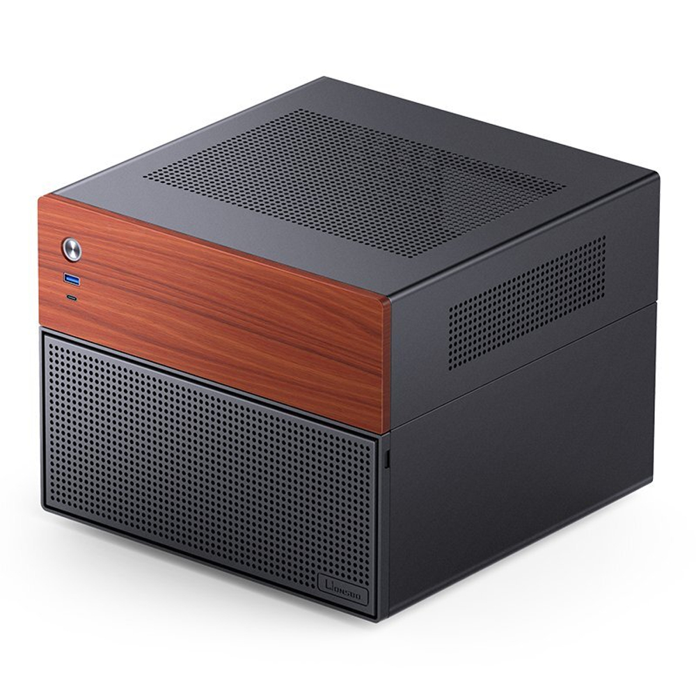 Корпус JONSBO N4, ITX, Micro-ATX, черный (без БП)