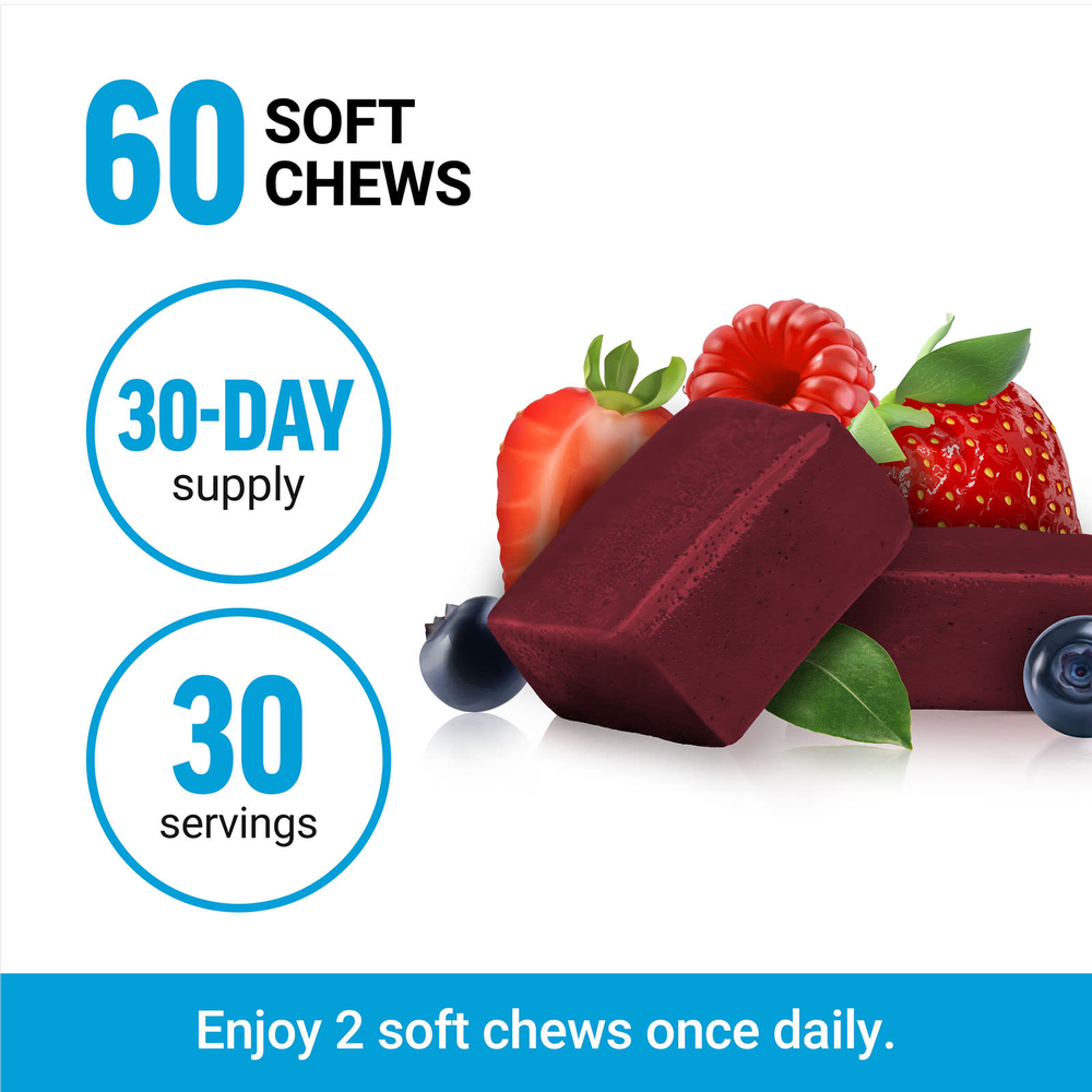 Force Factor, Amazing Ashwa®, тройная ягода, 60 жевательных таблеток