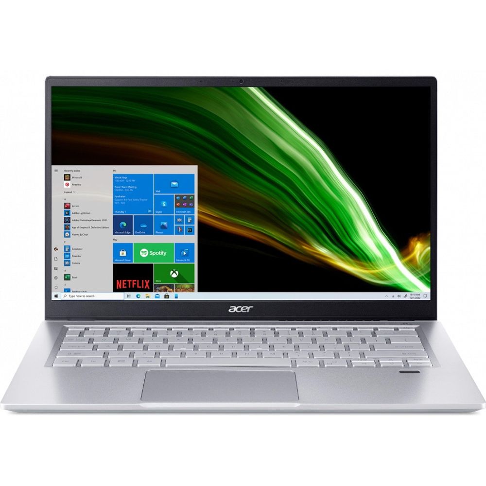 Ноутбук Acer Swift 3 SF314-43-R3JP AMD Ryzen 3 5300U, 2.6 GHz - 3.8 GHz, 8192 Mb, 14&amp;quot; Full HD 1920x1080, 512 Gb SSD, DVD нет, AMD Radeon Graphics, Windows 11 Home, серебристый, 1.2 кг, NX.AB1ER.00B