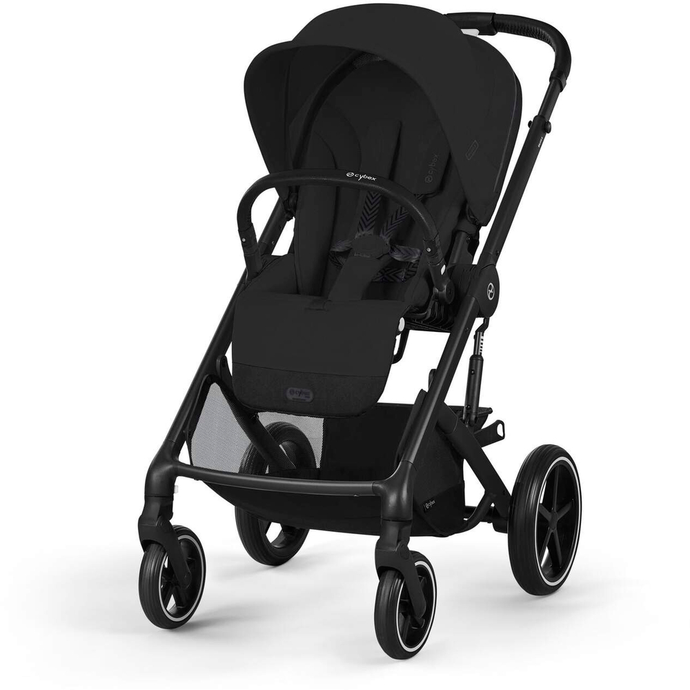 Cybex Детская коляска Balios S Lux BLK 2 в 1 цвет Moon Black