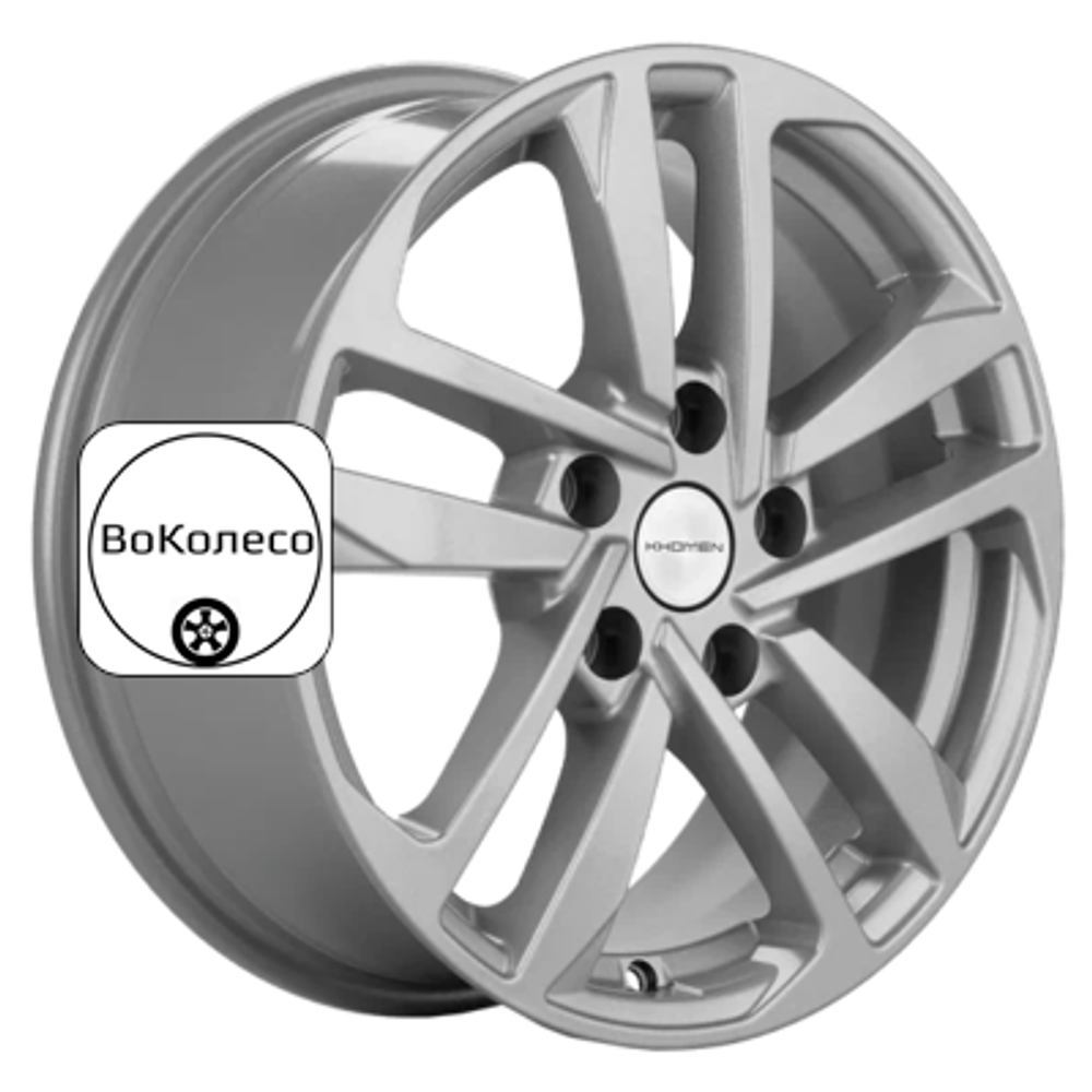 6,5x16/5x100 ET39 D57,1 KHW1612 (Polo) F-Silver Khomen Wheels
