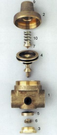 Редуктор давления Valtec 1/2", 1–4.5 бара, до +80°C (арт. VT.087.N.0445)
