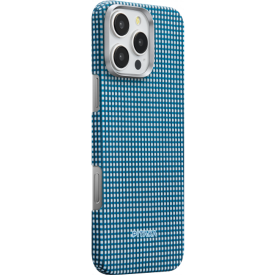 Чехол Pitaka MagEZ 5 (1500D) для iPhone 16 Pro, Ocean Blue