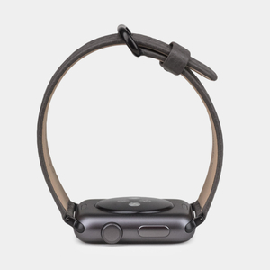 Ремешок для Apple Watch 40/41/42 mm из кожи теленка, серого цвета