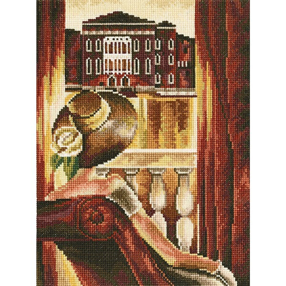 "Комната с видом.Венеция"-M382  вышивка