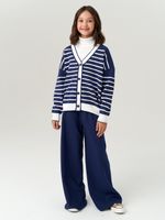 Кардиган для девочки в школу AT1010 сапфировый