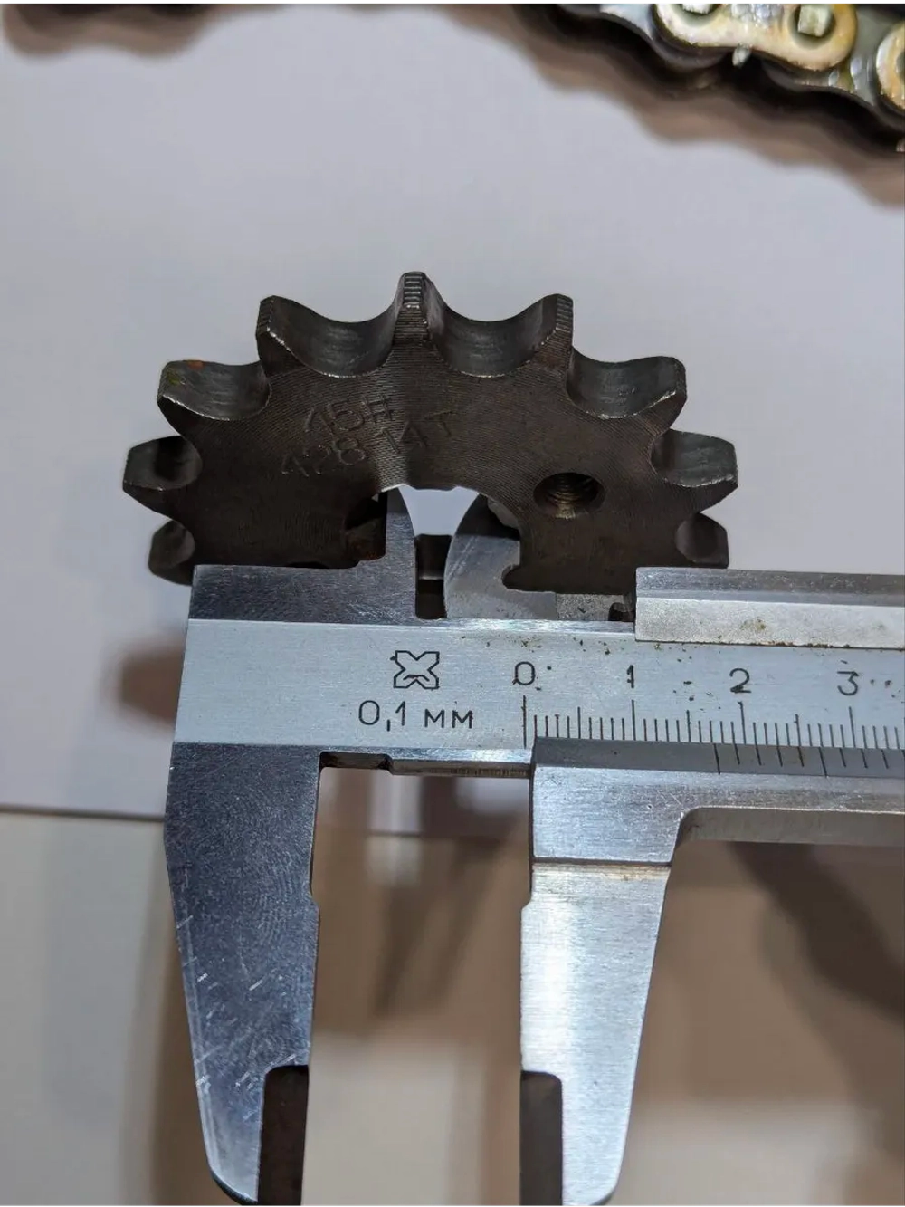 -x Звезды трансмиссии 428-14/36+цепь 98L Дельта, Альфа