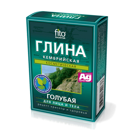 Глина для лица и тела Fito Косметик Кембрийская голубая 100 гр