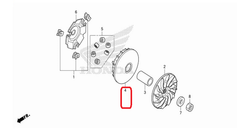 22110-KZR-601 (22110-KZR-600). FACE COMP., MOVABLE DRIVE