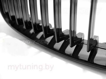 Решетка (ноздри) радиатора GLOSSY BLACK для BMW 1 E81 E82 E87 E88
