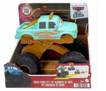 Машинки Mattel Disney Pixar Cars - Машинки из мультфильма Тачки - Circus Tricks Каскадерский грузовик-монстр Айви HMD76
