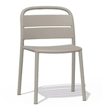 Стул пластиковый Papatya Balat-S, светло-серый