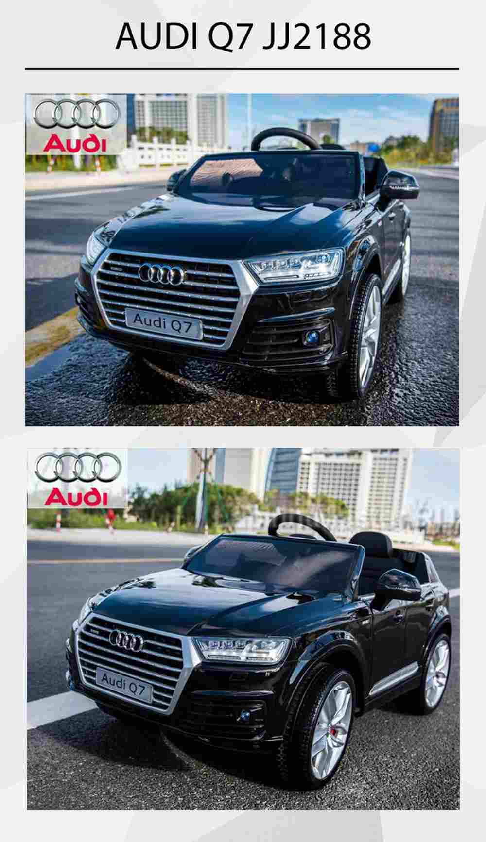 Детский электромобиль "AUDI Q7" 12V, черный