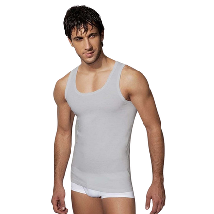 Мужская майка серая из натурального хлопка Doreanse 2005