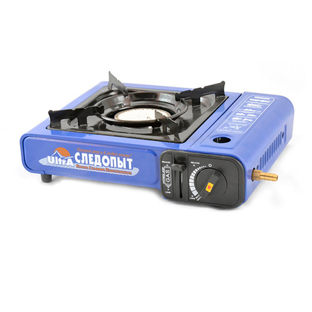 Плита наст. газовая &quot;СЛЕДОПЫТ - UltrA&quot;, керам. (с переходником)/6/