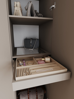 Антресоль на шкаф Даллас, серо-коричневая S80-693.1