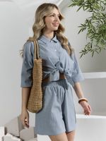 Костюм женский Ангелина-1 Виотекс СЕРО-СИНИЙ МЕЛАНЖ