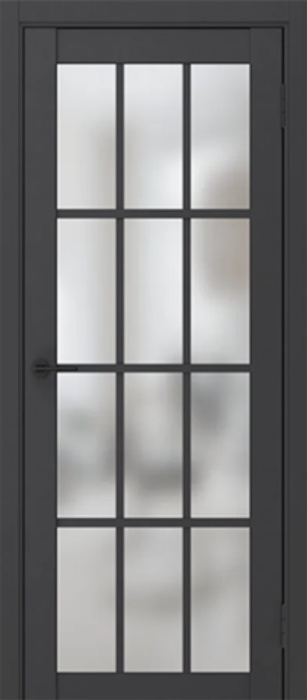 Межкомнатная дверь Фрамир Canva 12 PO Сатинат Маренго софт