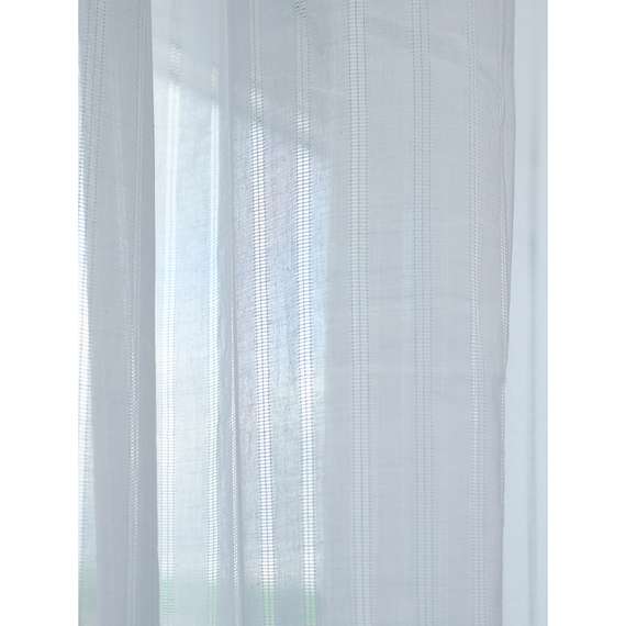 Тюль из хлопка белого цвета из коллекции essential, 140х290 см