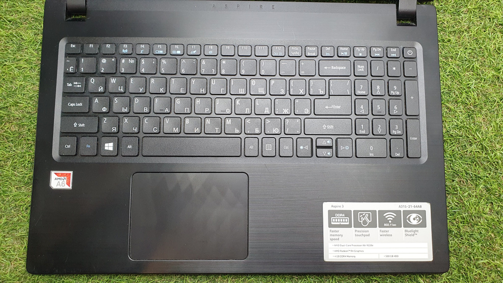 Ноутбук Acer AMD A6/4Gb/Aspire 3 A315-21-64A8 NX.GNVER.065/Windows 10