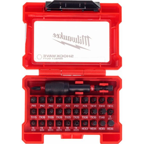 Набор бит Milwaukee SHOCKWAVE 32шт (240)