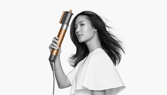 Длинный мультистайлер Dyson Airwrap™ Complete с феном «берлинский синий/медь»