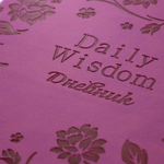 Дневник школьный Alingar 1-11 кл., 48л., 7БЦ, иск. кожа, поролон, тиснение, розовый "Flower-6"